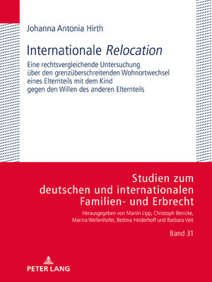 cover image of Internationale «Relocation»